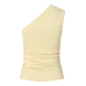 YAS Venice One Shoulder Top - Anise Flower