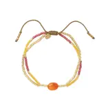 A Beautiful Story Shining 326 Carnelian Bracelet