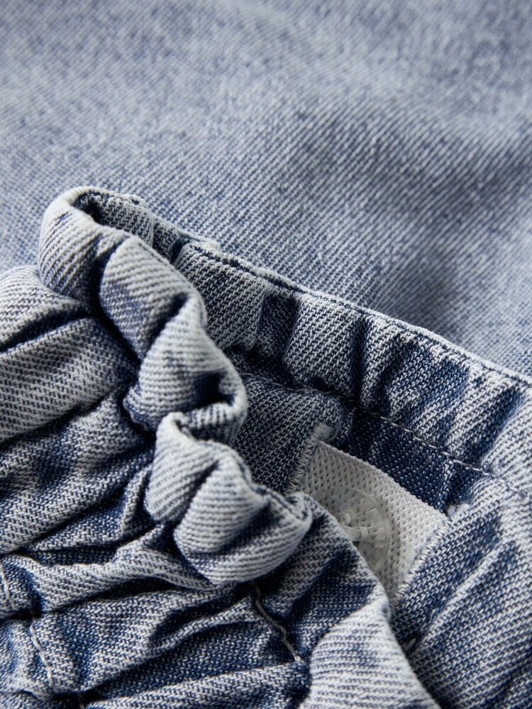 Lil' Atelier Funda Loose DNM Shorts – Medium Blue Denim