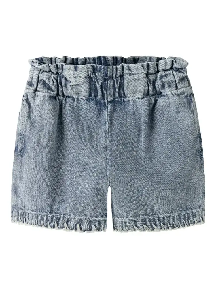 Lil' Atelier Funda Loose DNM Shorts – Medium Blue Denim
