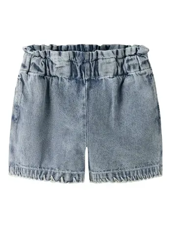 Lil' Atelier Funda Loose DNM Shorts – Medium Blue Denim