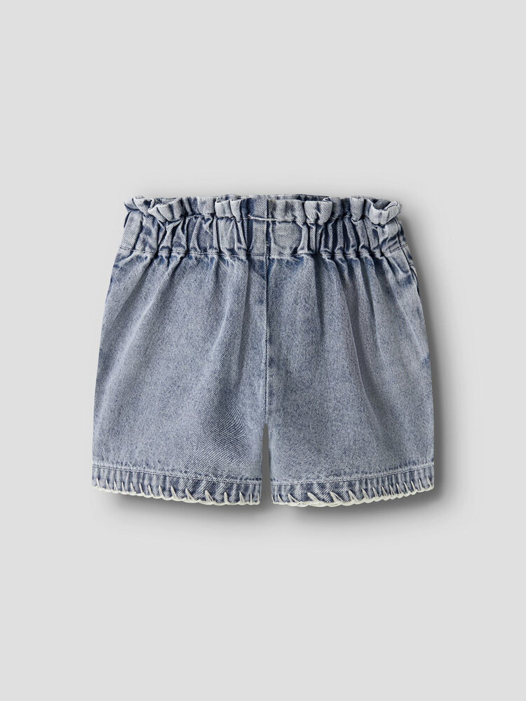 Lil' Atelier Funda Loose DNM Shorts – Medium Blue Denim