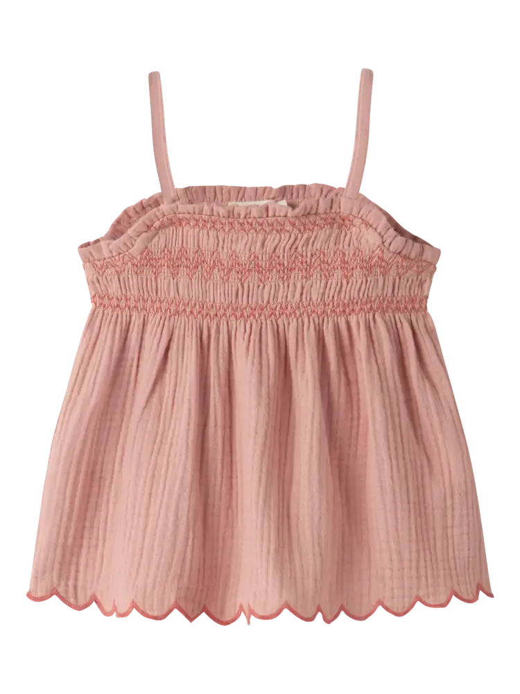 Lil' Atelier Hiba Strap Top – Rose Tan