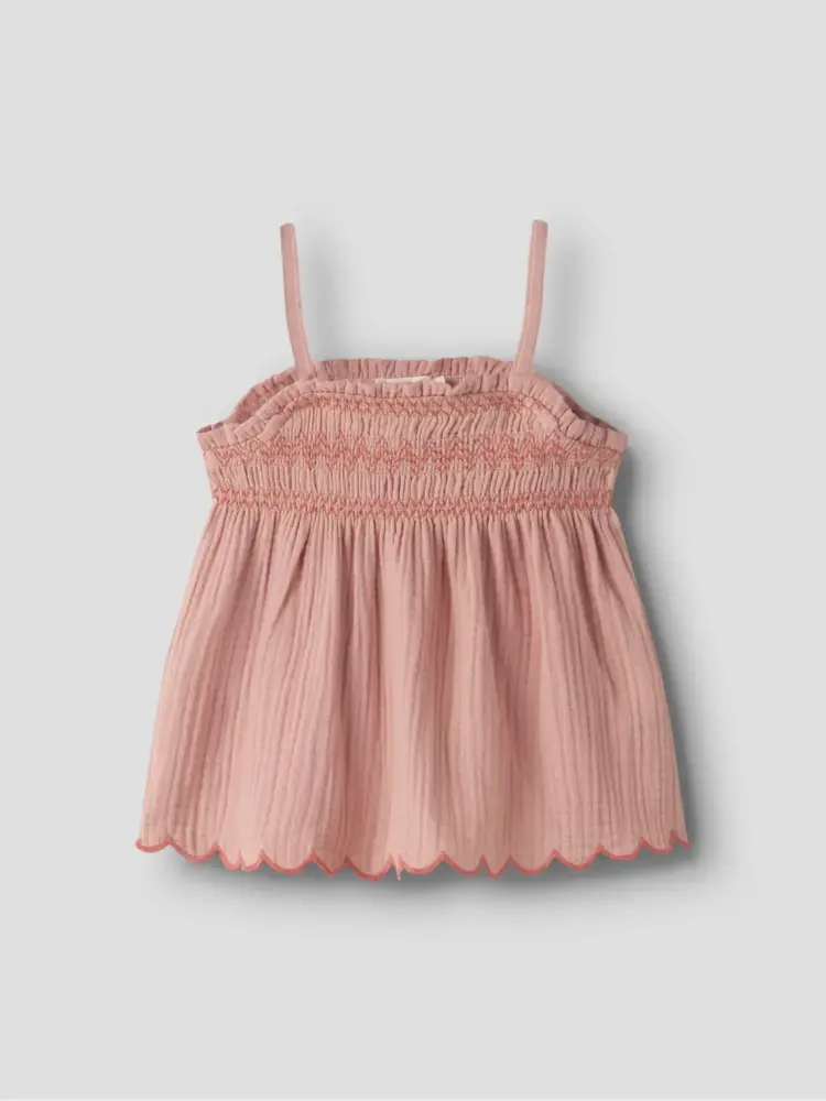 Lil' Atelier Hiba Strap Top – Rose Tan