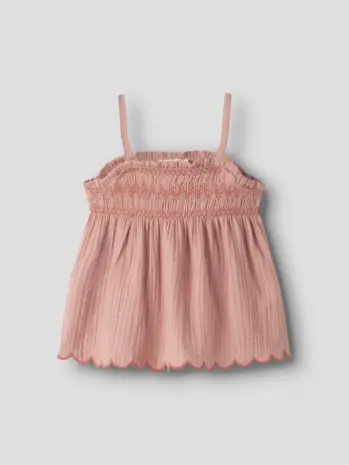Lil' Atelier Hiba Strap Top – Rose Tan