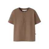 Lil' Atelier Dolan Len SS Loose Top – Coca Mocha