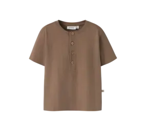 Lil' Atelier Dolan Len SS Loose Top – Coca Mocha