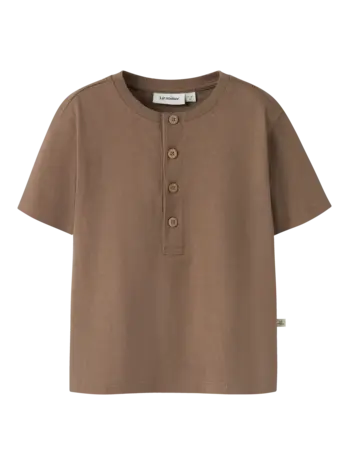 Lil' Atelier Dolan Len SS Loose Top – Coca Mocha