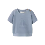 Lil' Atelier Harun ss Loose Sweat – Dusty Blue