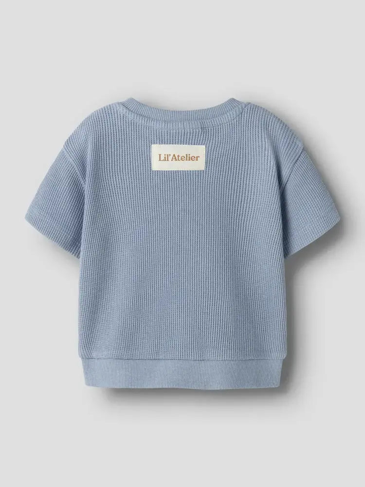Lil' Atelier Harun ss Loose Sweat – Dusty Blue