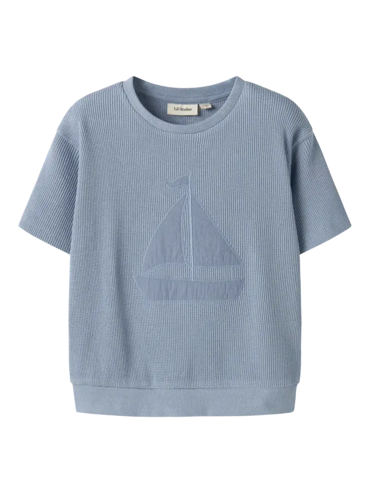 Lil' Atelier Harun Loose Sweat – Dusty Blue