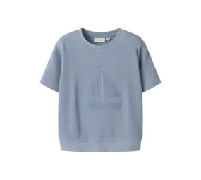Lil' Atelier Harun Loose Sweat – Dusty Blue