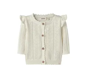 Lil' Atelier Jela LS Knit Card – Coconut Milk