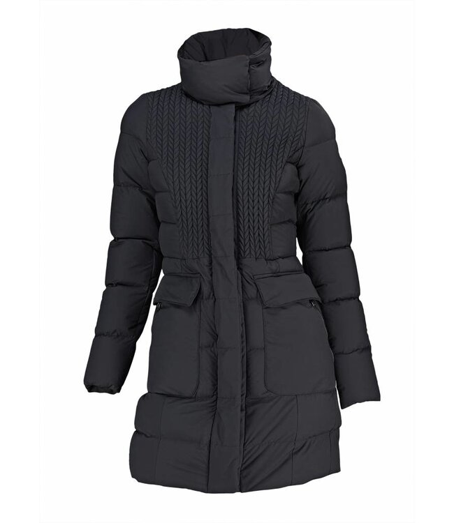 Postcard Women's down coat deneb black