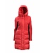 Postcard Women coat Hazel red