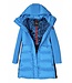 Postcard Women coat Hazel blue