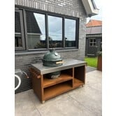 Luxe buitenkeuken | Cortenstaal - RVS |