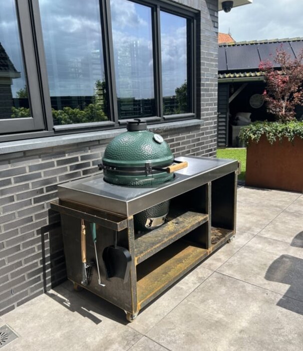 Cortenstaalproducten® Luxe buitenkeuken | Cortenstaal - RVS |