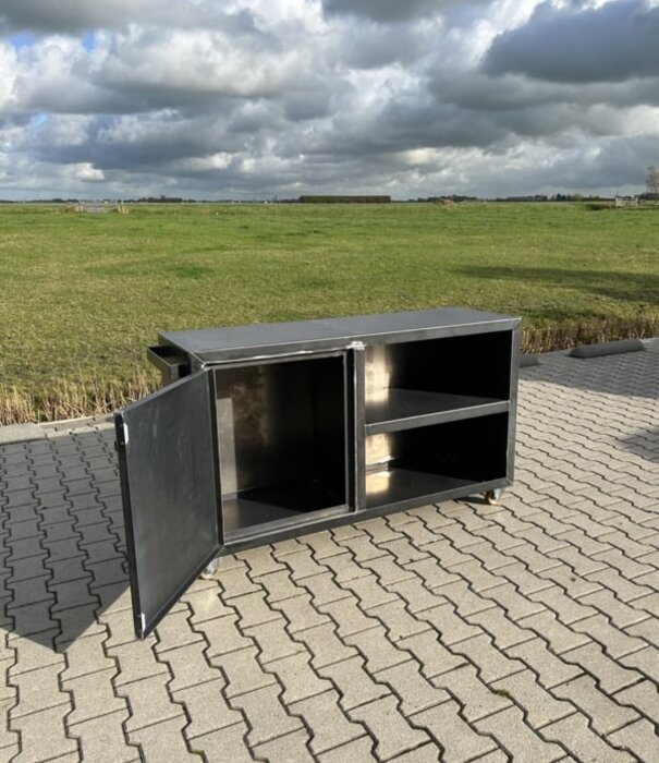 Cortenstaalproducten® Mobiele Buitenkeuken Cortenstaal