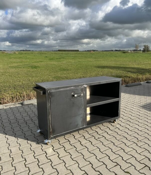 Cortenstaalproducten® Mobiele Buitenkeuken Cortenstaal