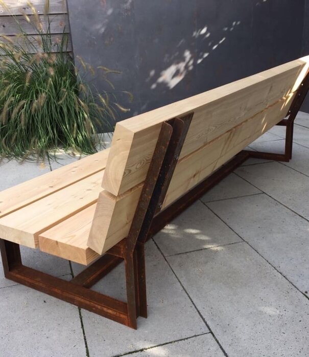 Cortenstaalproducten® Luxe zitbank