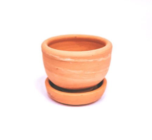 Colombian Boho Terracotta pot naturel D7 H7