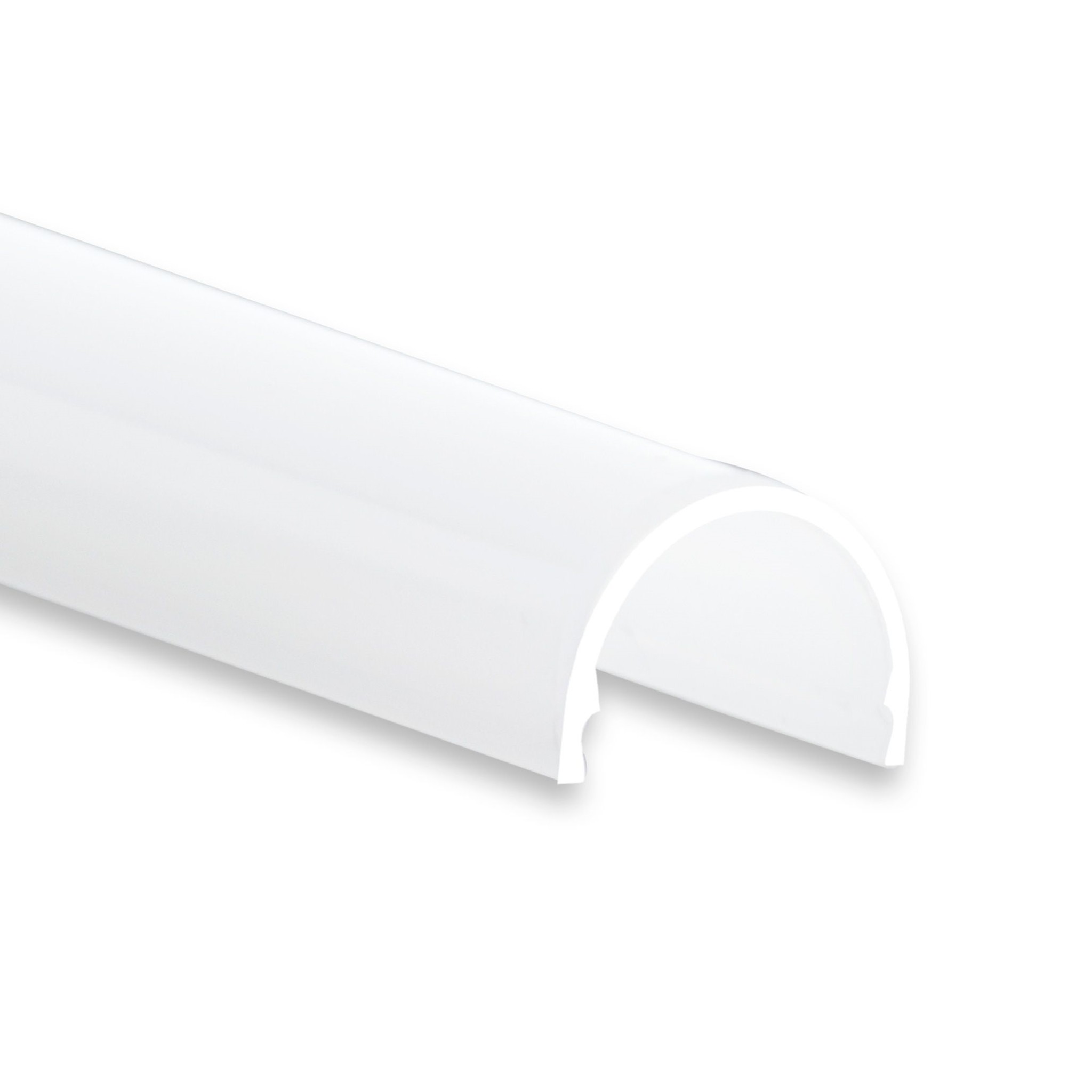 Opbouw led profiel met halfronde afdekking - PL5 - Alu
