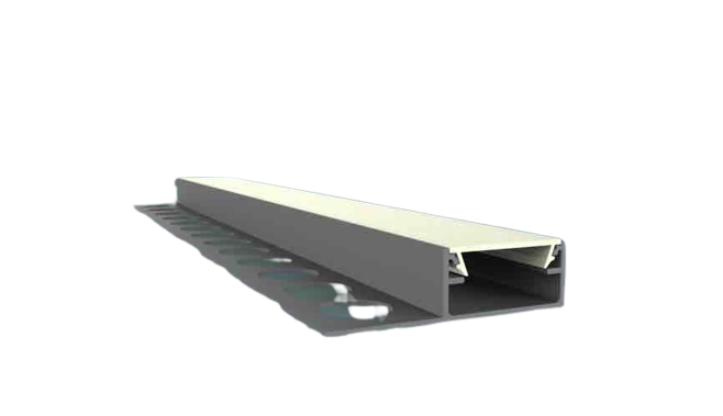 Tegel LED profiel 40,04 x 10,80 mm met afdekking - F1H