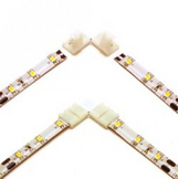 Hoekconnector voor LED strips 8mm