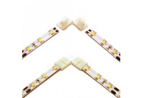 Hoekconnector voor LED strips 8mm