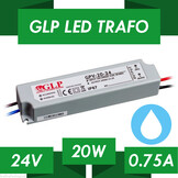 LED driver 20 watt 24 volt 1 Ampère - 5901885204383 - IP67 waterdicht – GLP GPV-20-24