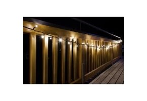 Knipperende kerstverlichting 50 LED 5 meter warm wit koppelbaar