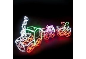 Kersttrein voor binnen & buiten 175cm