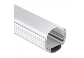 LED strip profiel 2 meter rond met cover 28,20mm x 19,81mm - 360ALU