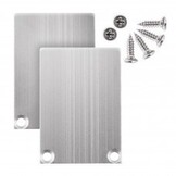2 x LED strip profiel eindkappen inclusief schroeven - PN4.C3 - afdekking naar keuze
