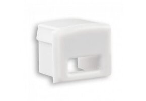 Eindkap met kabeldoorvoer - 02WIT