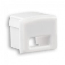 Eindkap met kabeldoorvoer - 02WIT