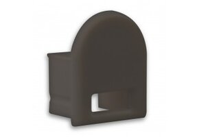 Eindkap met kabeldoorvoer - 05.2ZWART