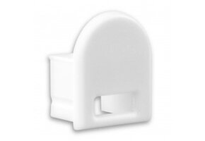 Eindkap met kabeldoorvoer - 05.2WIT