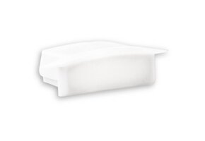Eindkap voor LED Strip profielen zonder kabeldoorvoer - 08WIT