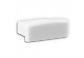 Eindkapje zonder kabeldoorvoer - 15WIT