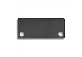 2 x LED strip profiel eindkappen inclusief schroeven - XL04ZWART.C1