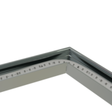 Connector 120° zwart voor LED strip profiel 318ZWART