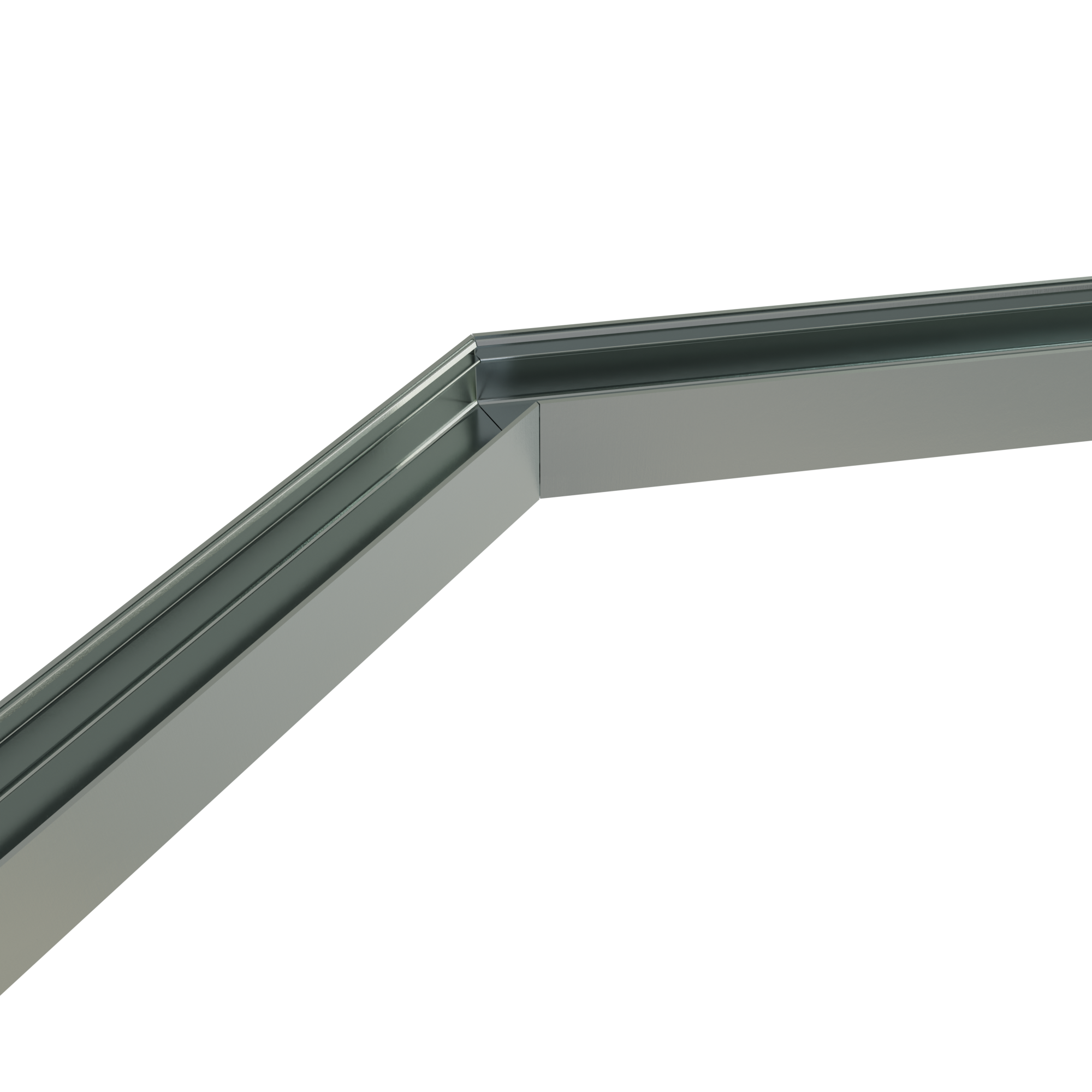 Connector 135° wit voor LED strip profiel 318WIT