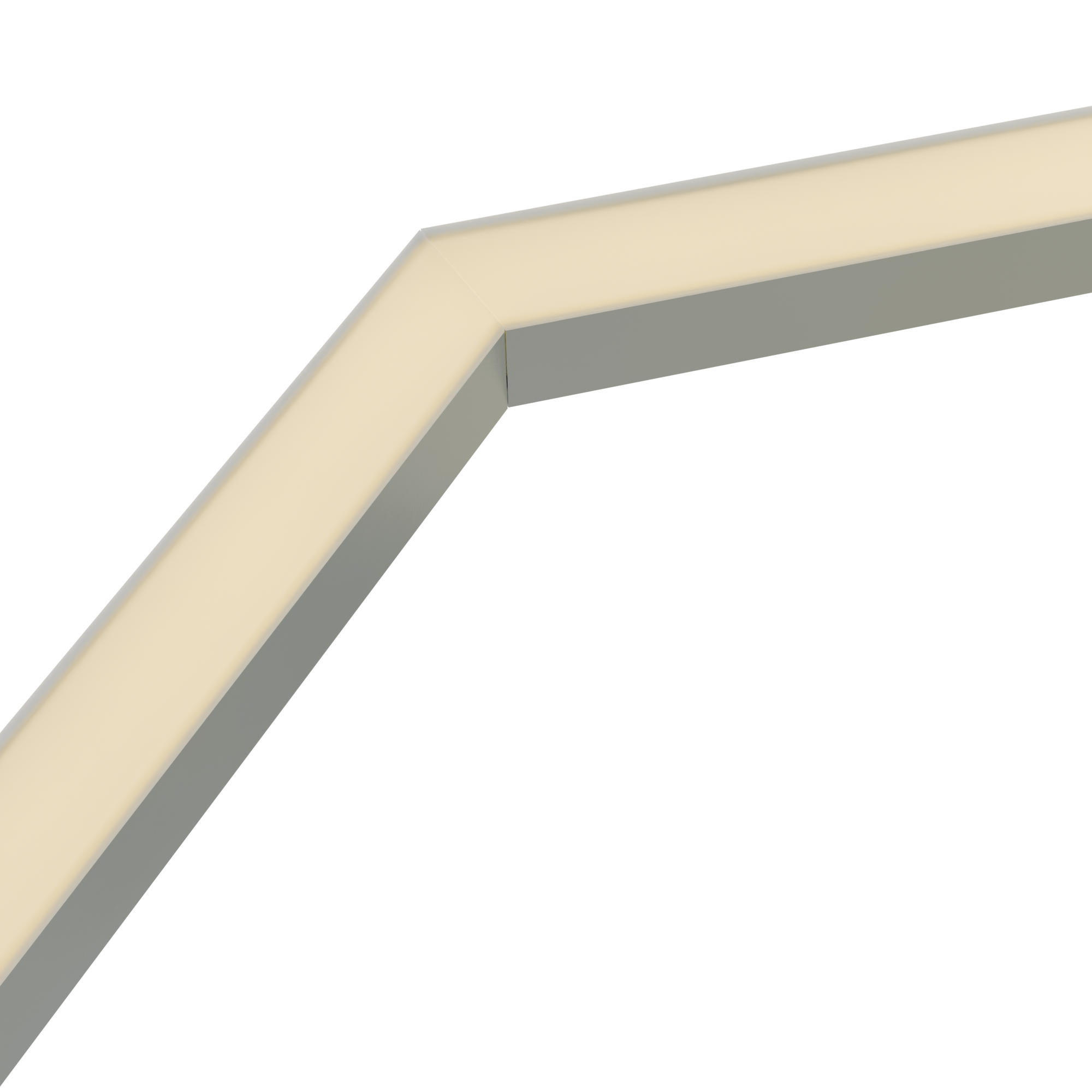 Connector 135° wit voor LED strip profiel 318WIT