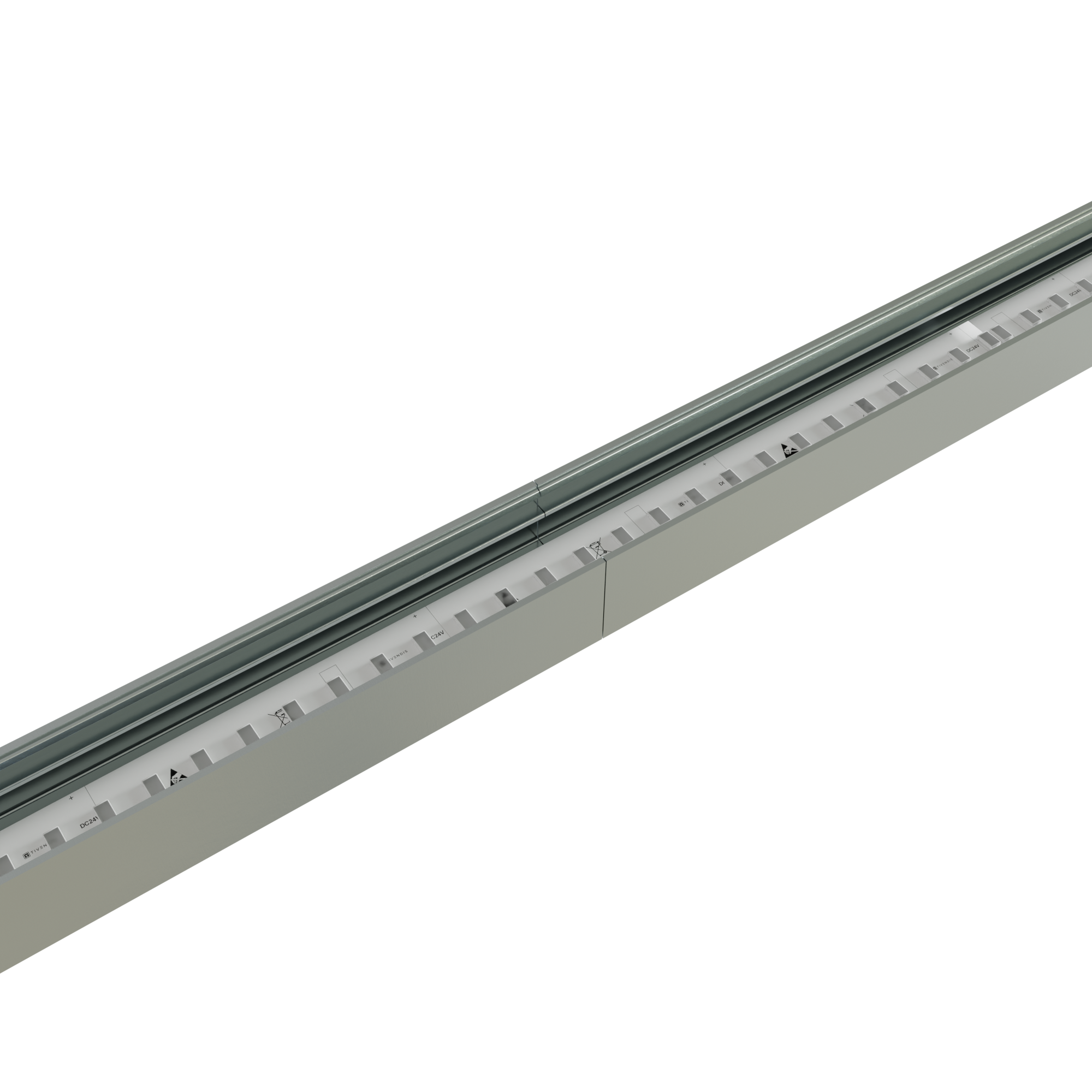 Connector 180° zwart voor LED strip profiel 302ZWART