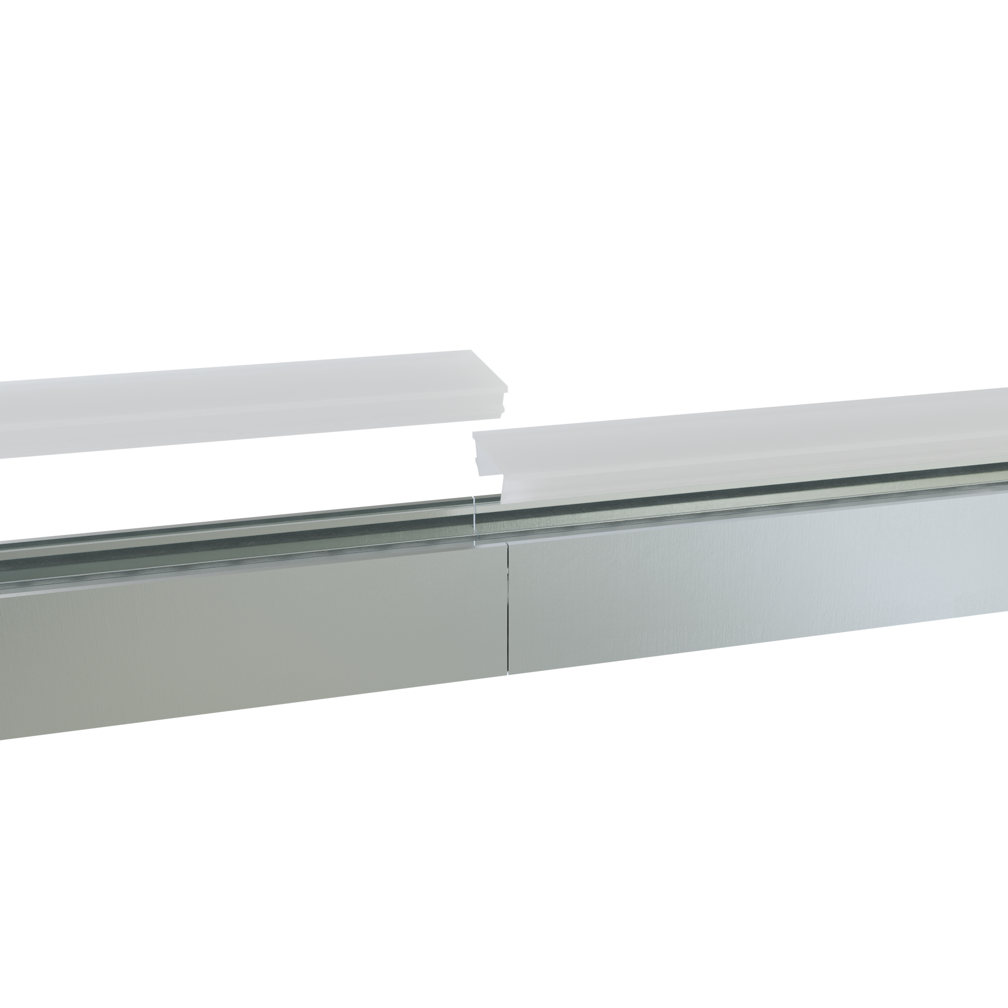 Connector 180° zwart voor LED profiel 302ZWART