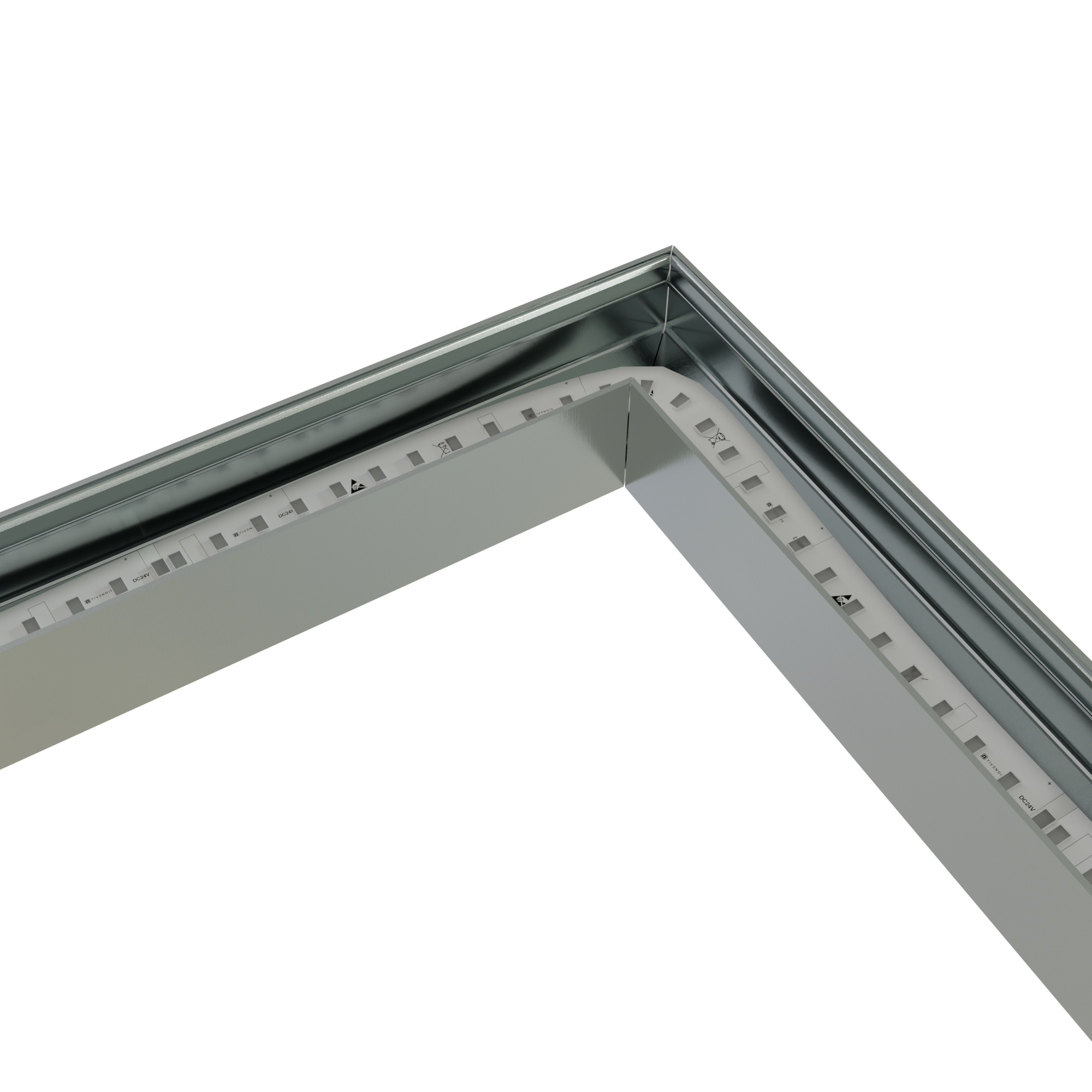 Connector 90° zwart voor LED strip profiel 318ZWART