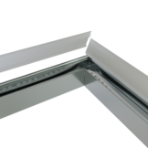 Connector 90° zwart voor LED strip profiel 318ZWART