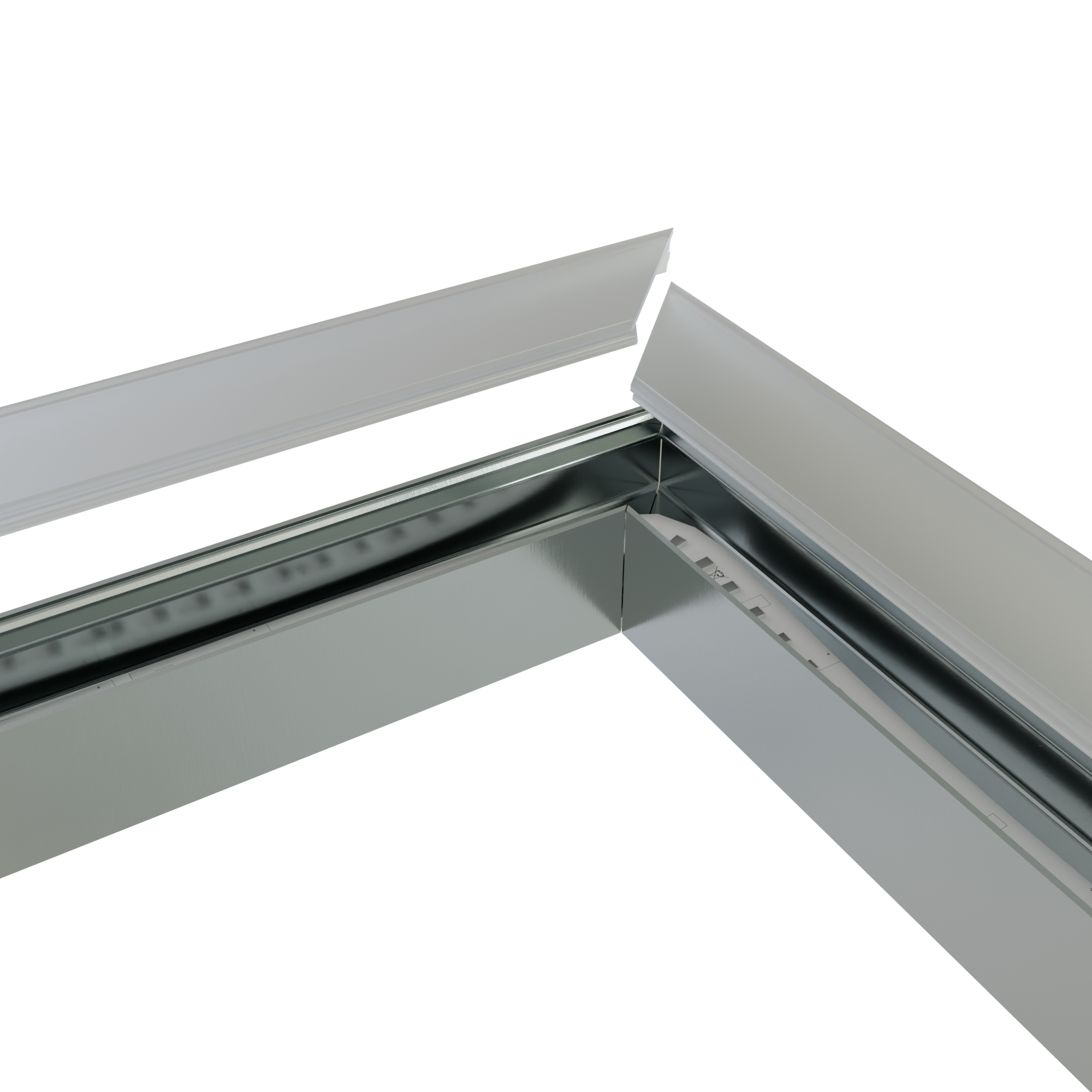 Connector 90° zwart voor LED strip profiel 318ZWART